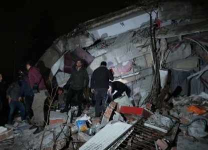 თურქეთში, დღეს მომხდარი ძლიერი მიწისძვრის შედეგად, 76 ადამიანი დაიღუპა